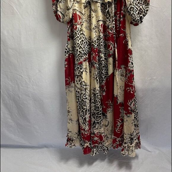 Red Leopard Maxi Dress - Picture 7 of 14